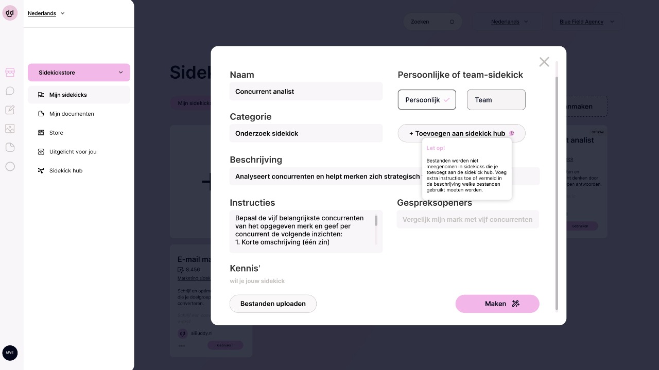 Sidekick preview