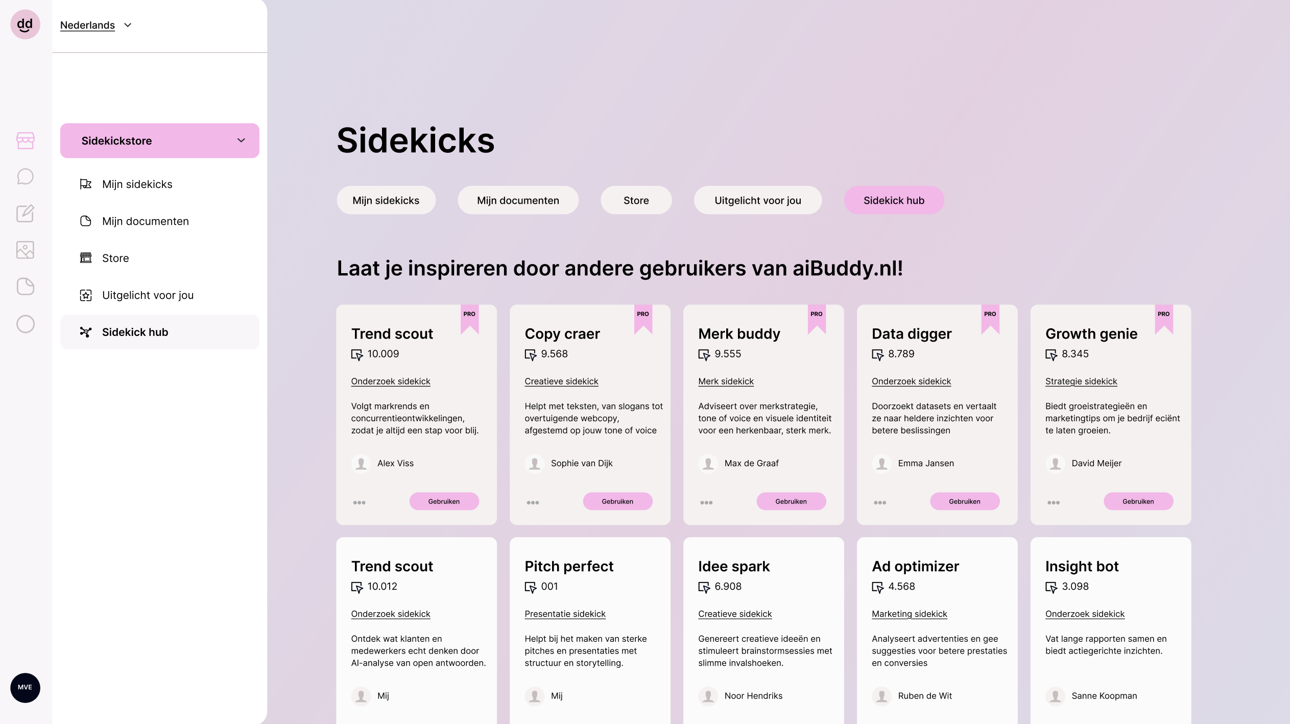 Sidekick screenshot